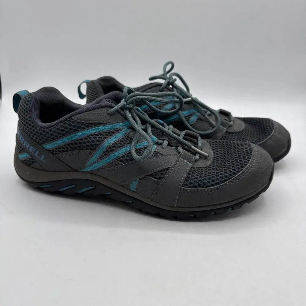 Merrill Riverbed 3 Hiking Shoes Gray/blue Men’s Size 9
